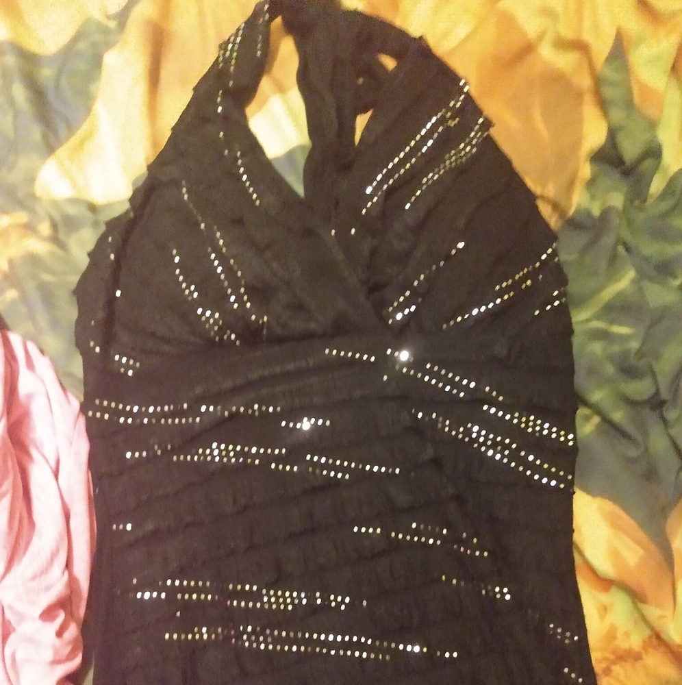 Black dress top